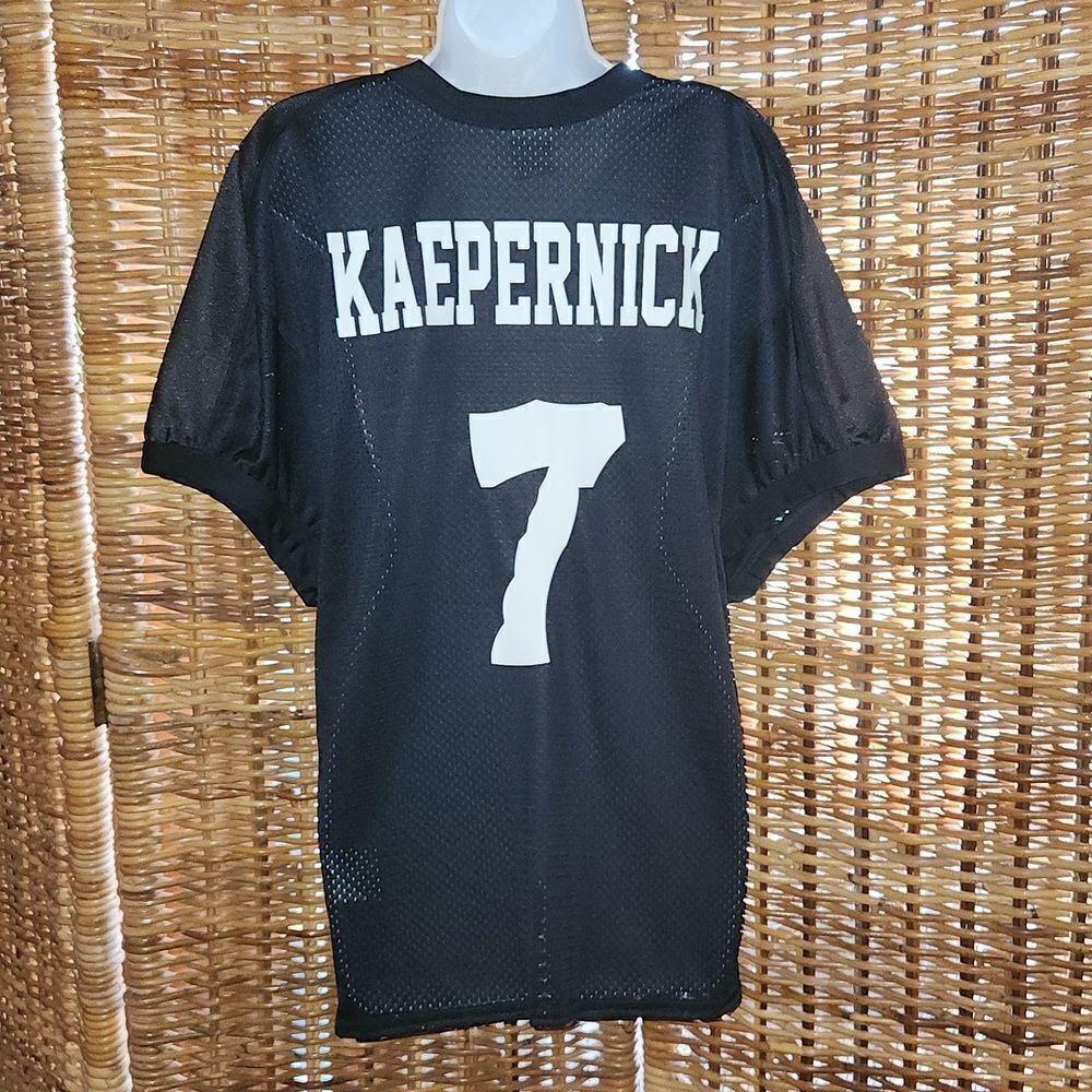 Kaepernick #7 Nike Mesh Jersey Black White L